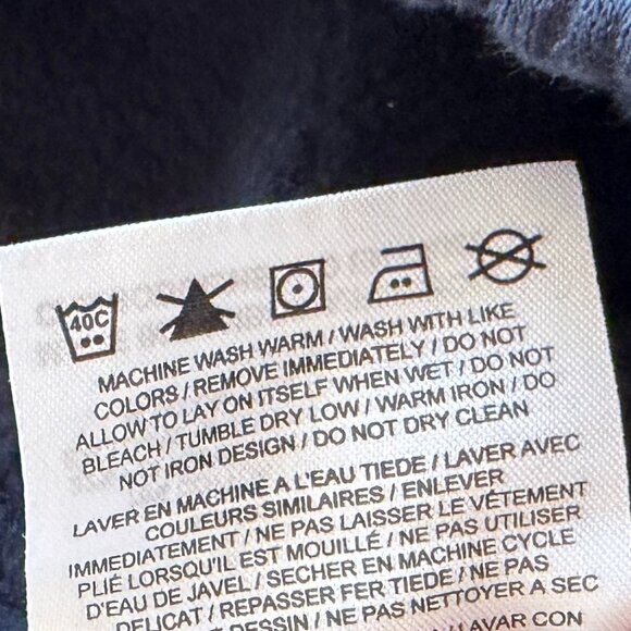 Nike men's sweatpants XXL navy blue cotton blend - Picture 8 of 8